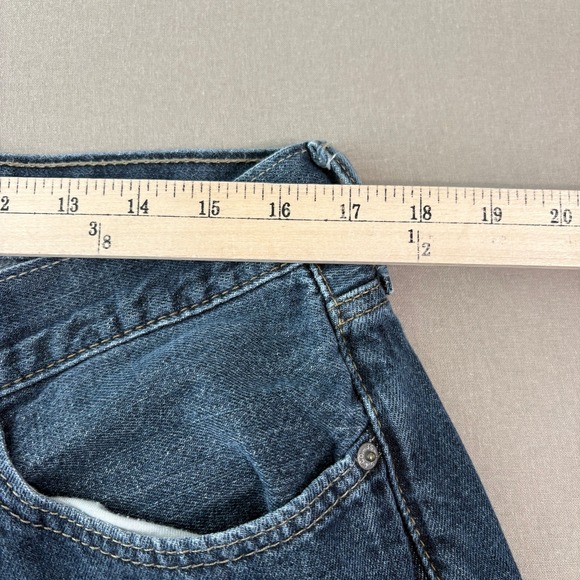 Levi's 514 Jeans Mens Size 36X32 Blue Medium Wash Denim Straight Fit Everyday - Picture 11 of 11